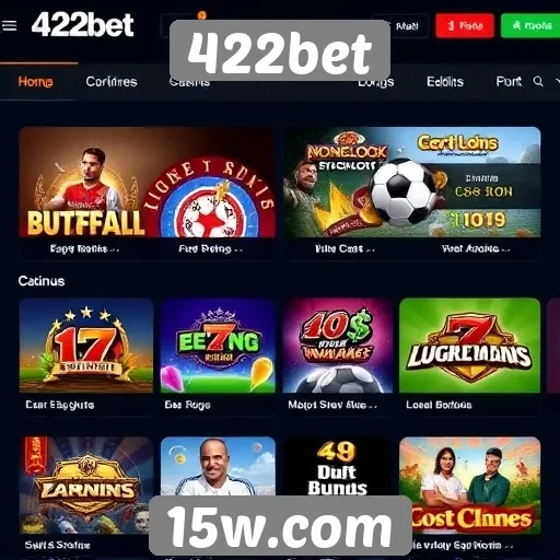 Principais jogos disponíveis na 422bet